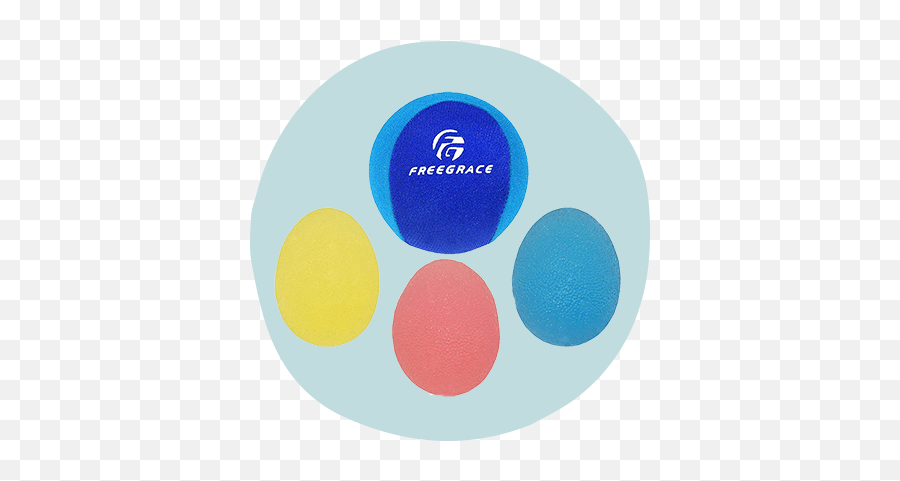 4 Soothing Stress Balls For Focus Toys - Dot Emoji,Emoticon Stress Balls Set