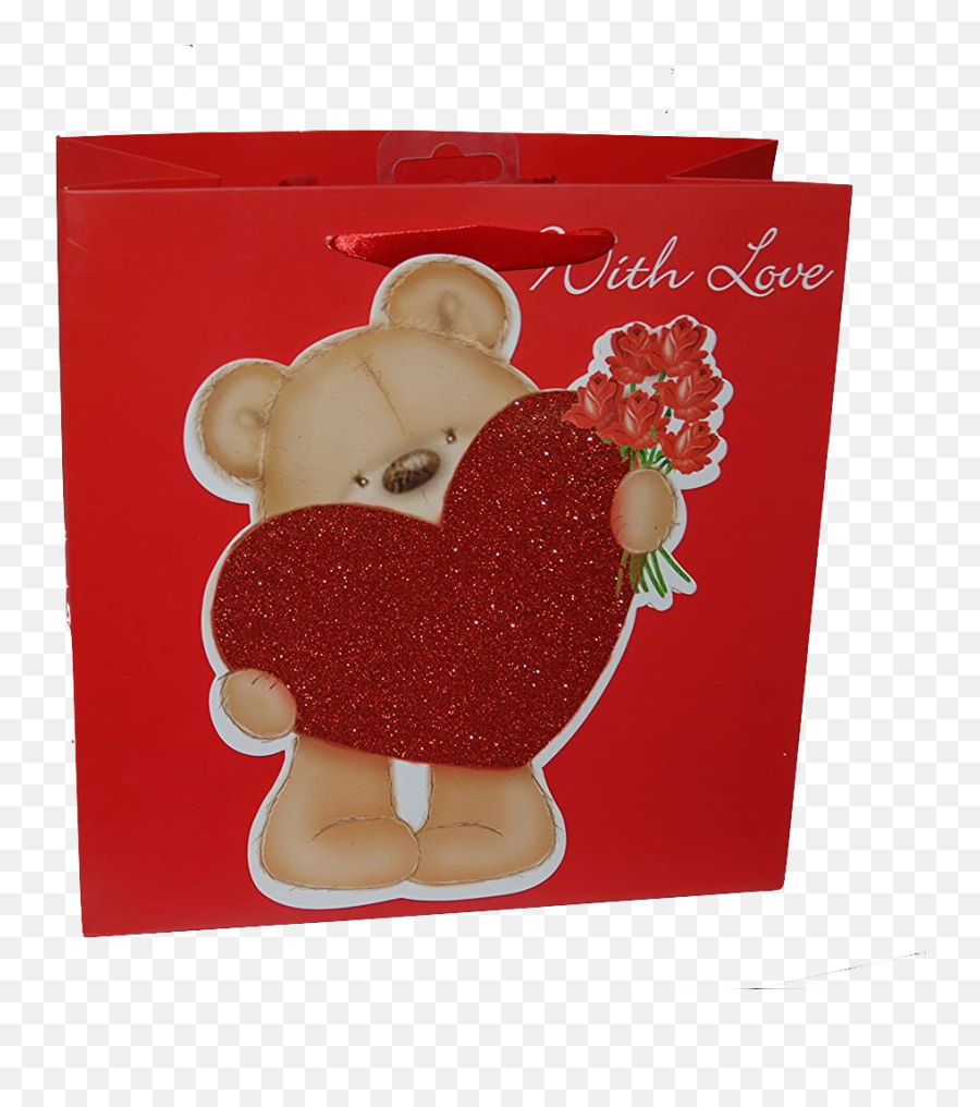 Teddy Bear With Love Valentines Gift Bag 18cm X 18cm Emoji,Paw Patrol Emoji Love