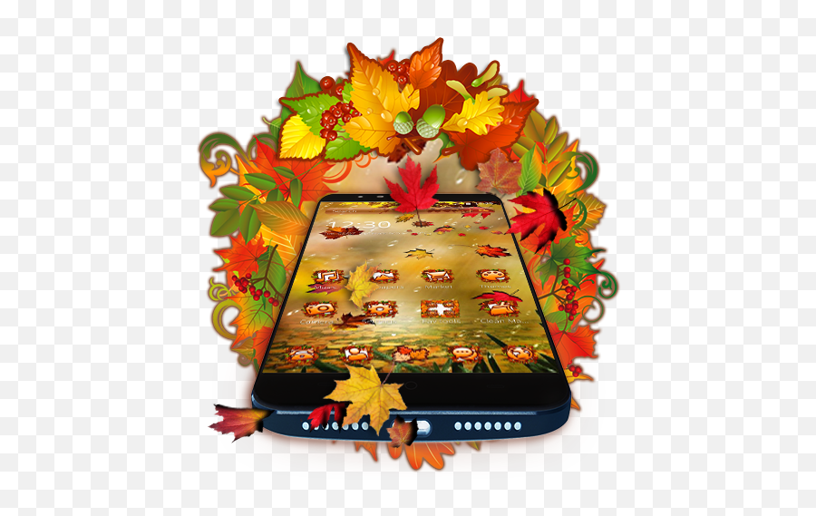 Autumn Fall Equinox Theme - Google Play Emoji,Google Seasonal Emoticons