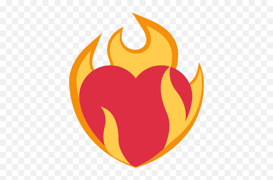U200d Heart On Fire Emoji Fire Heart Emoji,Freefire Emojie