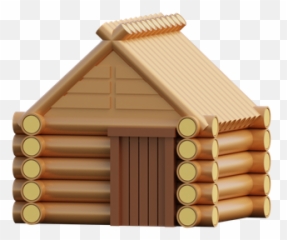 Premium Wooden House 3d Illustration Download In Png Obj Or Emoji,Wood Log Emoji