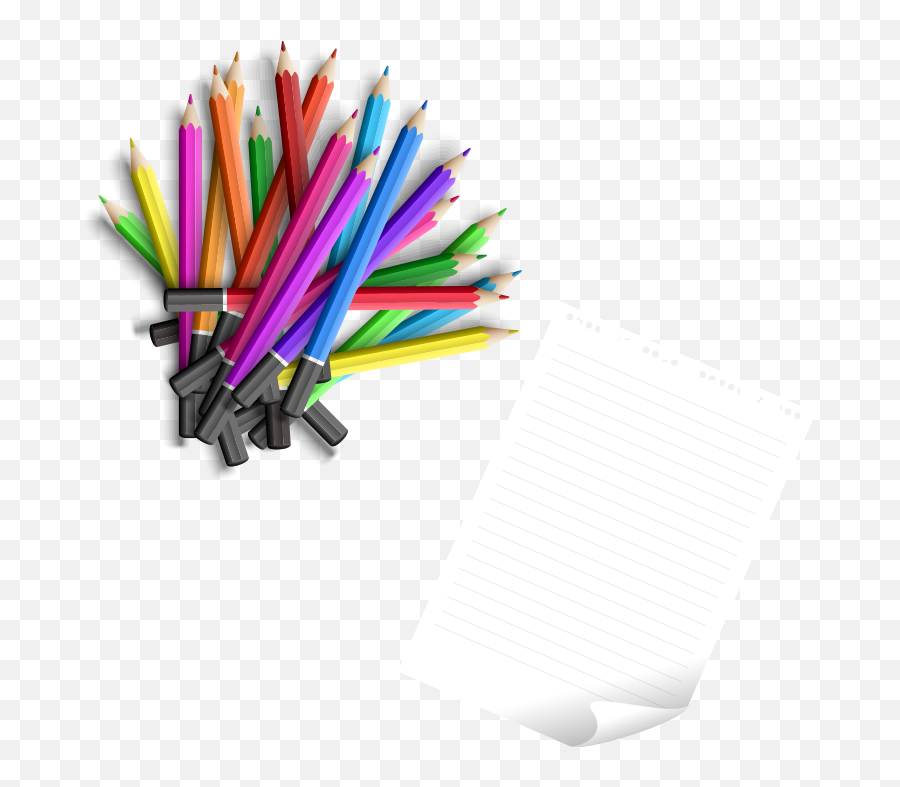 Largest Collection Of Free - Toedit Colored Pencils Stickers Horizontal Emoji,Paper Pencil Emoji
