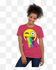 Vomit Rainbow - Happy Emoji,Barfing Rainbow Emoji