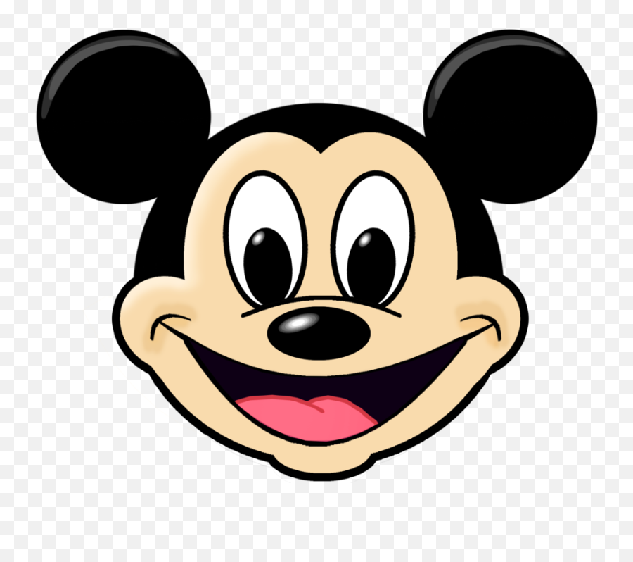 Mq Head Face Mickey Mickeymouse Sticker - Mickey Mouse Face Transparent Background Emoji,Mickey Mouse Head Emoji