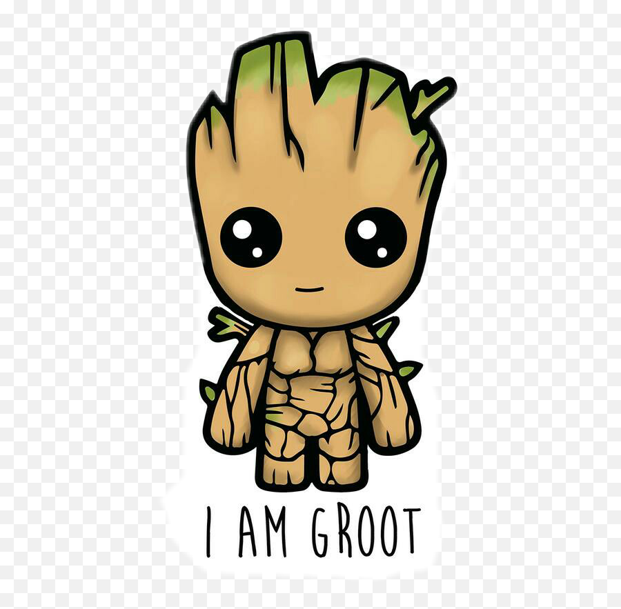 Baby Groot Sticker - Cute Groot Drawing Emoji,Baby Groot Emoji
