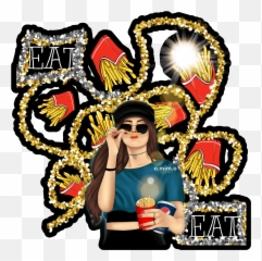 Fastfoodforlife Eat Mcdonalds Sticker - Language Emoji,Mcdonalds Emoji 6