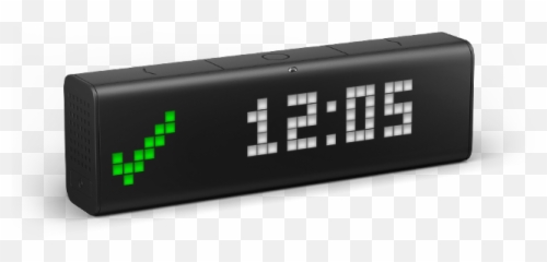 Connected Clock For A Smart Home - Lametric Time Emoji,Clock Spaceship Clock Emoji