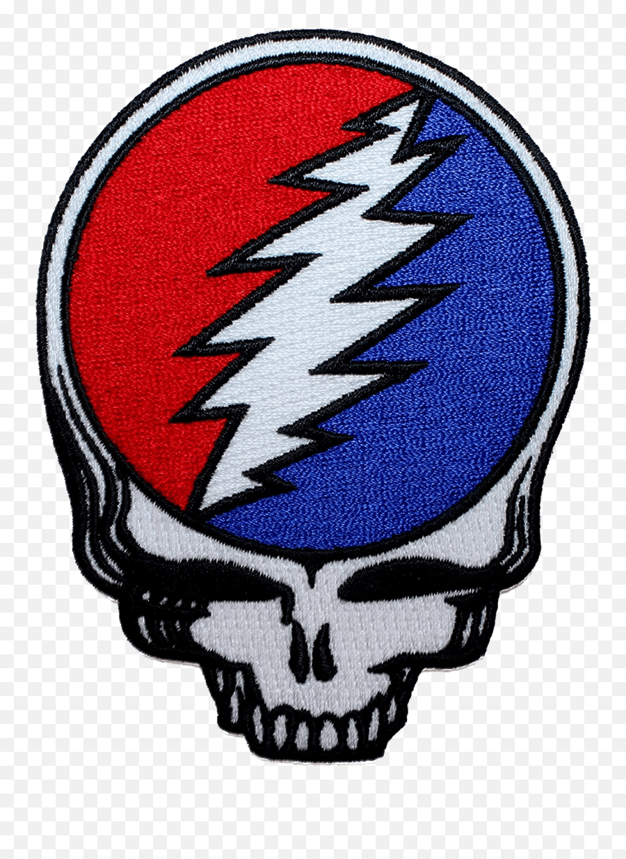 Skull Logo Origin - Grateful Dead Patch Emoji,Skeleton Emoji Meaning