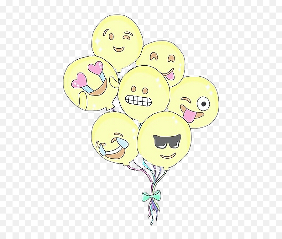 Emojis Caras Emoticon Globos Sticker - Happy Emoji,Emojis Globos