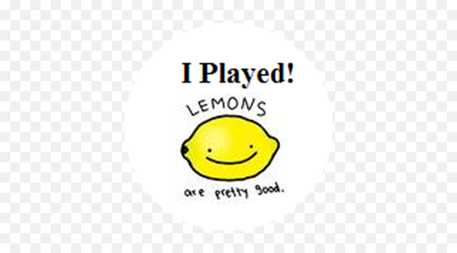 I Played - Easy Peasy Lemon Squeezy Emoji,Pictures Of Lemonade Emojis That The Lemonade Emojis Have