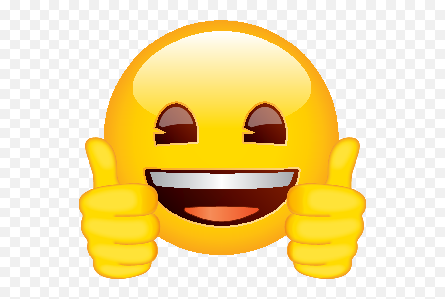 Two Thumbs Up Face - Emoji Thumbs Up Icon,2 Thumbs Up Emoji