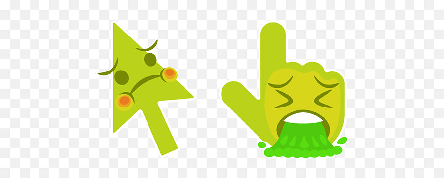 Cursoji - Vomit Custom Chrome Web Vomit Browser Extension Emoji,'whew Emoticon'