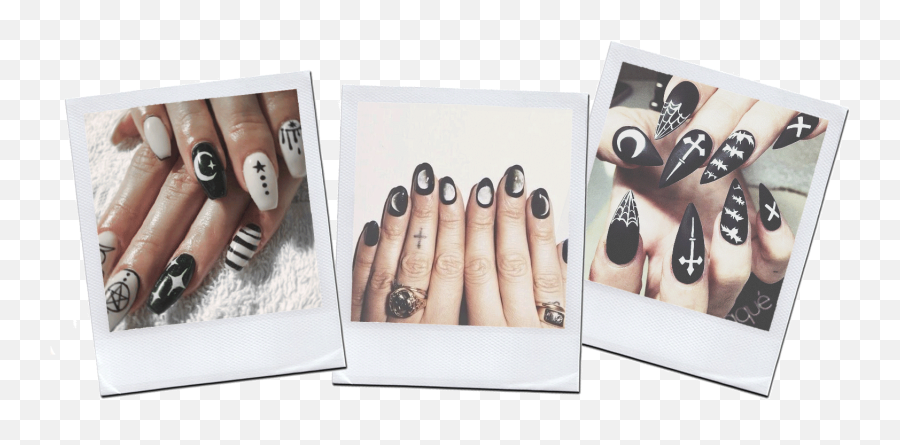 5 Unique U0026 Chic Halloween Nail Design Inspirations - Gel Nails Emoji,Emotion Stevie Nicjs