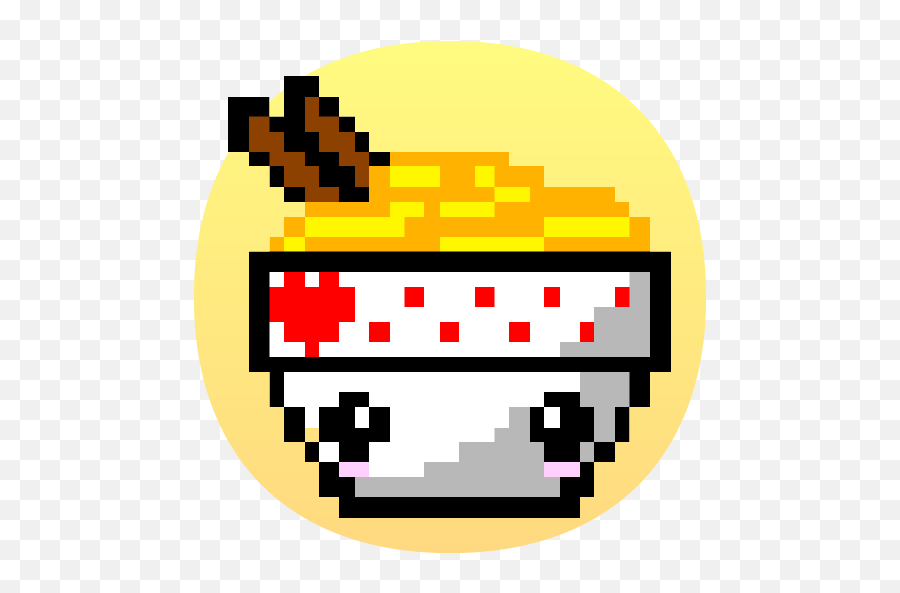 Number Pixel Art Kawaii - Bitcoin Pixel Art Emoji,29 Easy Pixelated Emojis
