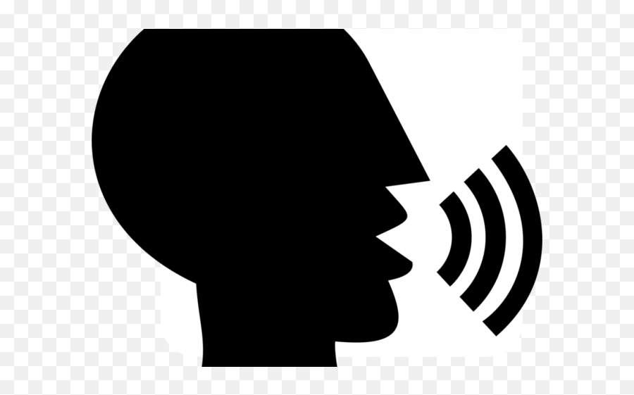 People Speaking Cliparts - Person Talking Clipart Emoji,No Talking Emoji