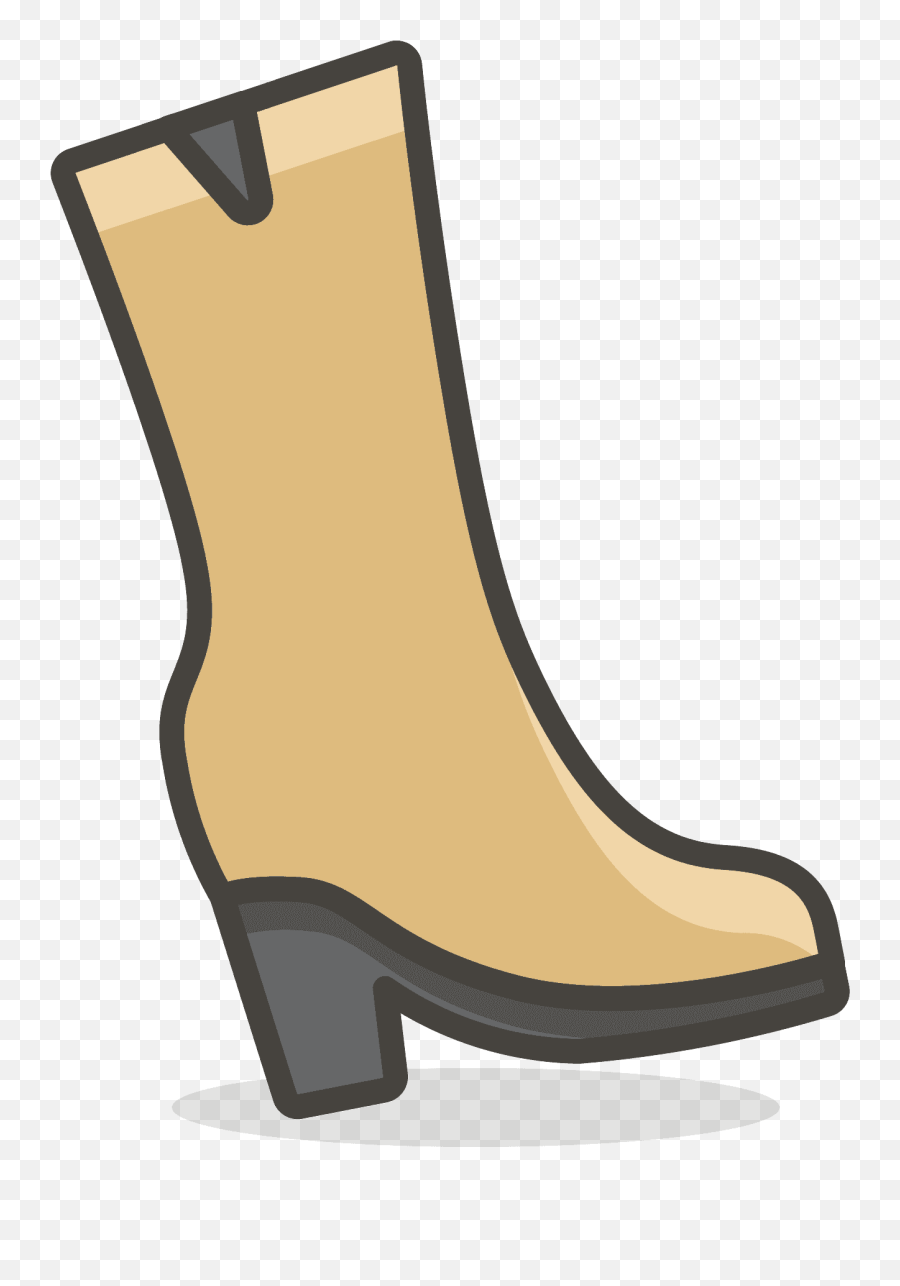Cowboy Boot Emoji Transparent - Dibujos De Botas De Mujer,Cowboy Boot Emoticon