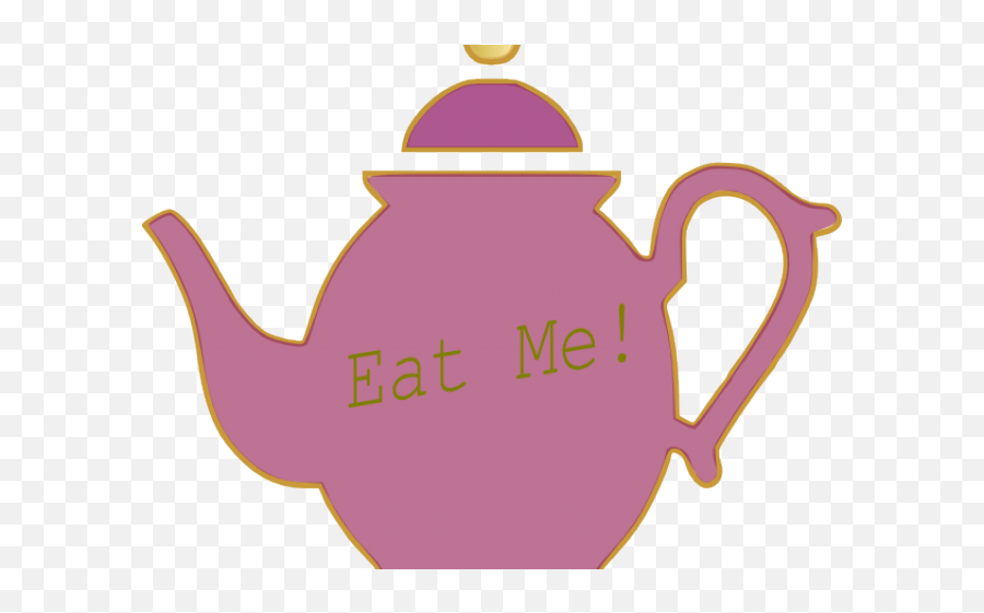 Top Hat Clipart Alice In Wonderland - Pink Teapot Template Drawing Teapot Alice In Wonderland Emoji,Alice In Wonderlamd Emojis