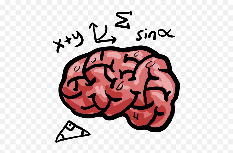 Math Brain Png U0026 Free Math Brainpng Transparent Images - Brain And Math Cartoon Emoji,Logic Brain Emotion Brain Kids