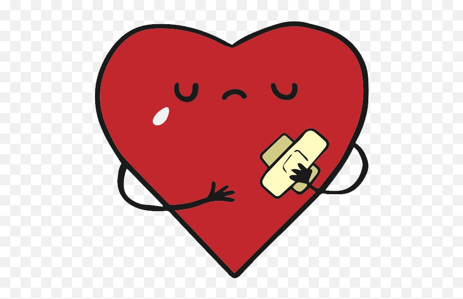 Download - Cartoon Wounded Heart Png Download 809609 Emoji,Wounded Emoticons