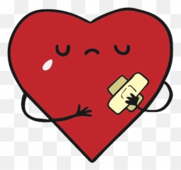 Download - Cartoon Wounded Heart Png Download 809609 Emoji,Wounded Emoticons