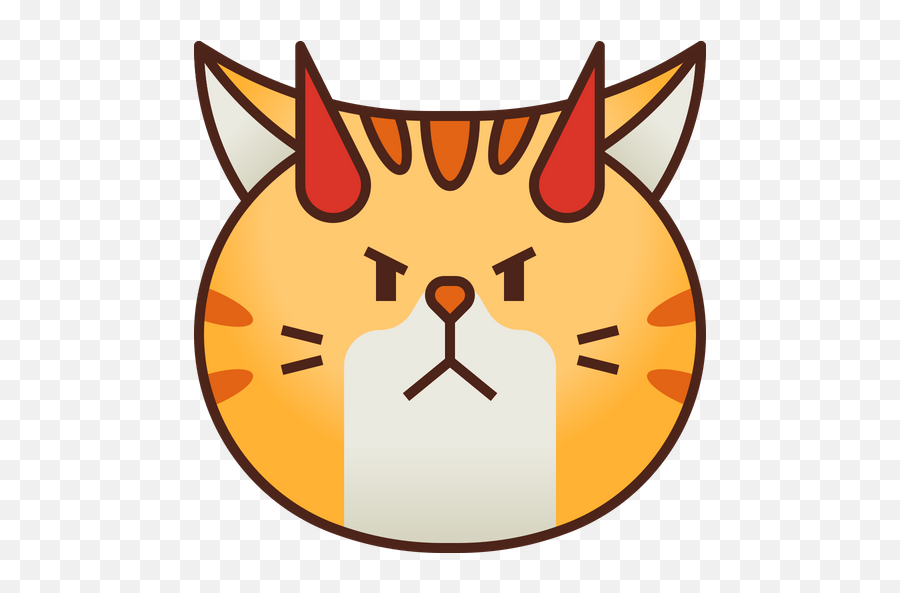Demon Emoji Icon Of Colored Outline Style - Available In Svg Happy,Devil Smirk Emoji