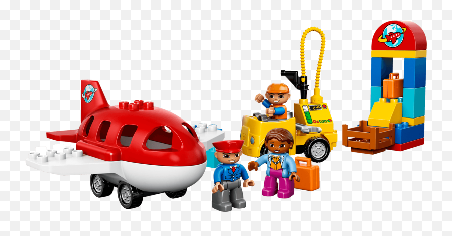 Lego Duplo Town Airport 10590 Clipart - Duplo Airport Emoji,Drawing Emotions On Duplos