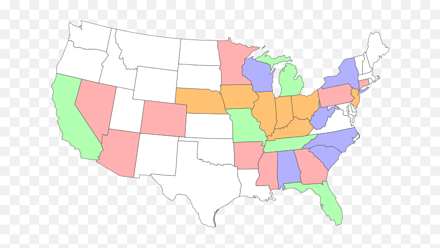 Bucket List 50 States - Land Emoji,Emotions With No Breakfast Chart