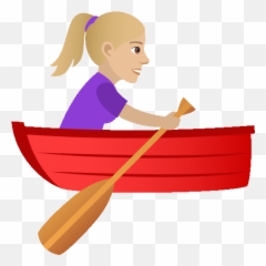 Rowing Joypixels Sticker - Rowing Joypixels Rowboat Emoji,Bpaddling Emoticon