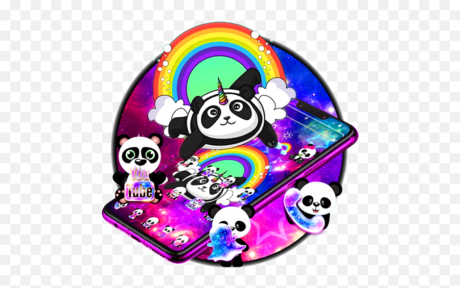 Cute Panda Galaxy Theme U2013 Apps I Google Play Emoji,Fat Panda Emoji
