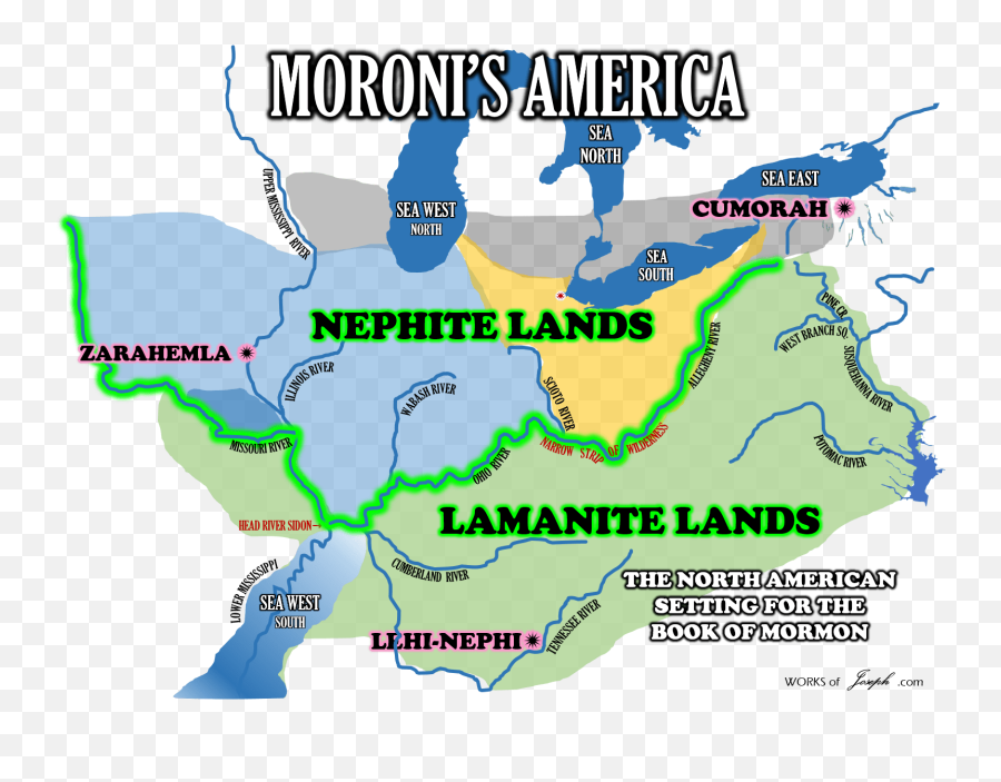Maps Moroniu0027s America - The North American Setting For Emoji,Book Of Mormon Translated In Emojis