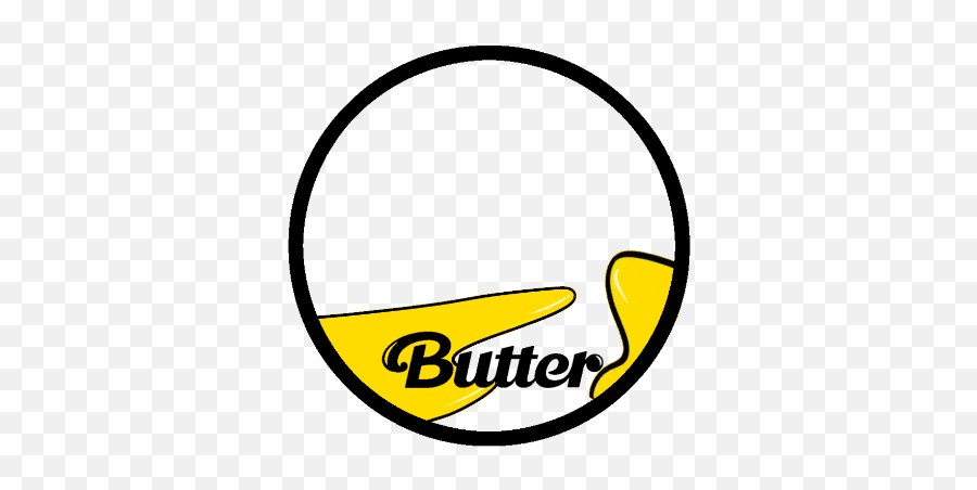 Bts Butter Logo Inspired From Bts Latest Single Butter Emoji,Emojis De Fiesta Para Colorear