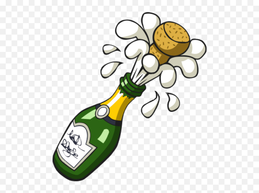 Champagne Clipart Champagne Pop Champagne Champagne Pop - Celebration Clip Art Emoji,Popping Emoji