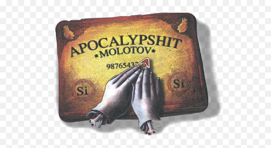 Ftestickers Ouija Molotov Sticker - Apocalypshit Album Emoji,Molotov Emoji