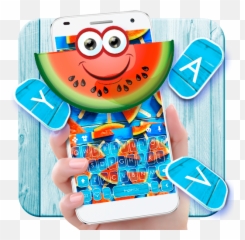 Smile Watermelon Keyboard Theme - Happy Emoji,Teclado Emoji Para Lg