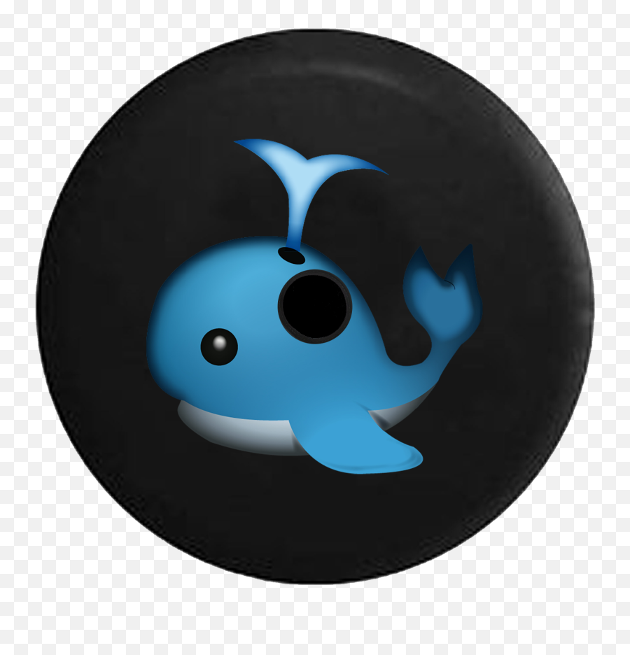 Blue Grey Whale Spare Tire Cover - Fish Emoji,Emoji Pajamas Walmart