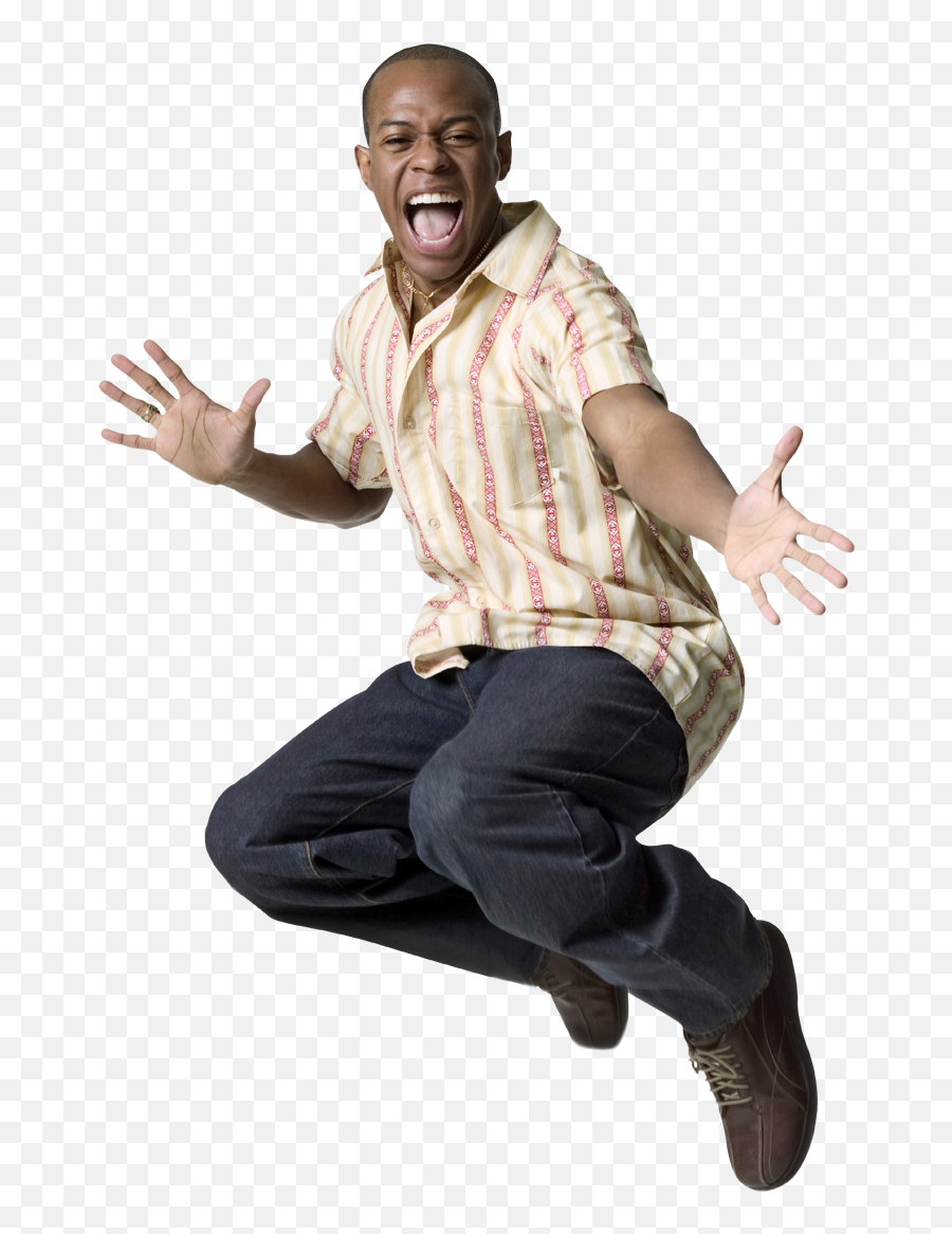 Black Guy Transparent Png - Black Man Jumping Png Emoji,Circassian Flag Emoji