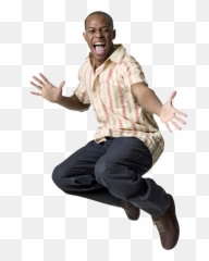 Black Guy Transparent Png - Black Man Jumping Png Emoji,Circassian Flag Emoji