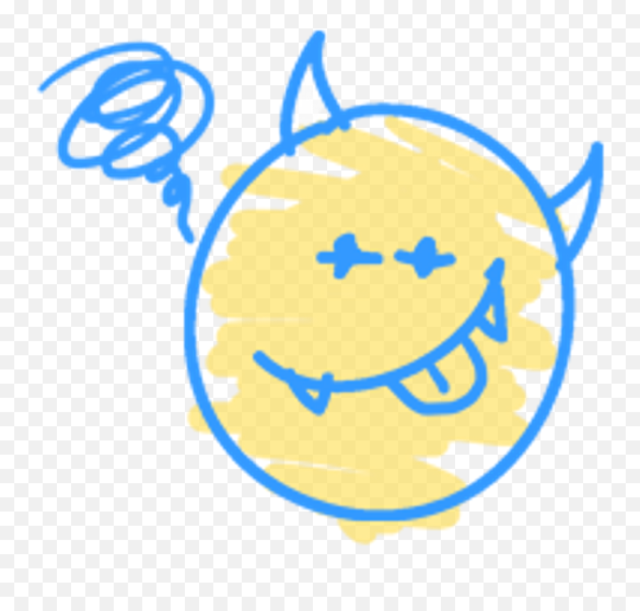 Smile Emoji Watercolor Handpainted Cute Evil Funny - Circle Happy,Evil Emoji