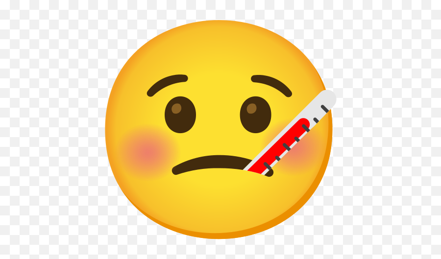 Face With Thermometer Emoji - Thermometer,Emoji Faces Meaning