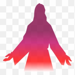 Christian Easter Transparent Png Png - Jesus With Open Arms Silhouette Emoji,Easter Christian Emojis Free