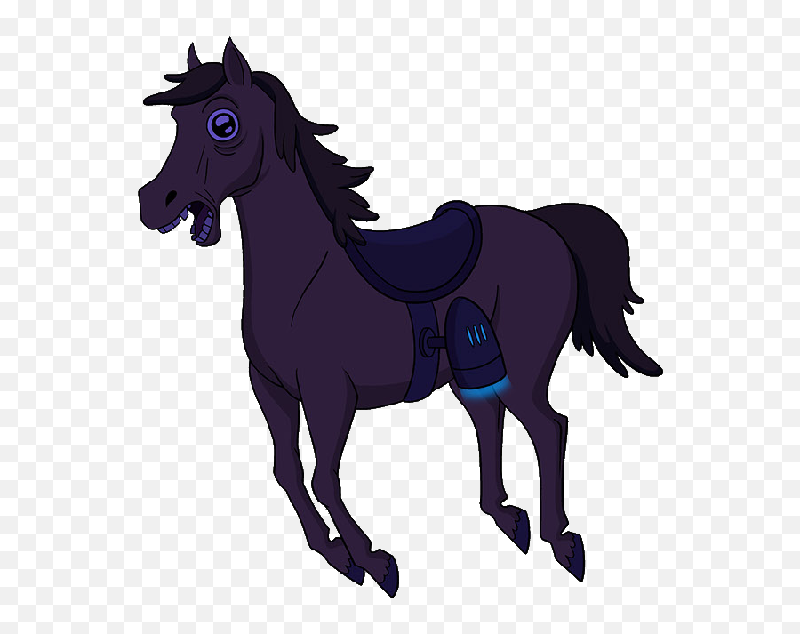 Paralyzed Horse - Bravest Warriors Paralyzed Horse Emoji,Cartoon Horse Faces Emotion