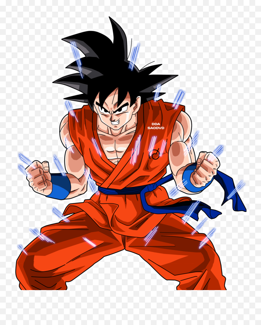 Goku Ready To Fight - Goku With No Background Emoji,Goku Emoji