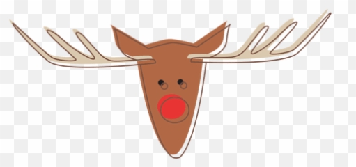 Reindeer Head Cartoon Icon 66 - Reno Cabeza Dibujo Animado Emoji,Rudolph Reindeer Emoticon For Twitter