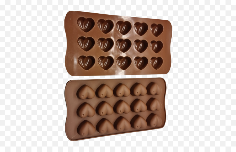 Flower Heart Shaped Tray Chocolate Cake - Mold Emoji,Emoticon People Silicone Chocolate Mold