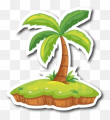 Banners - Survival Island Clipart Emoji,How To Make A Palm Tree Emoticon