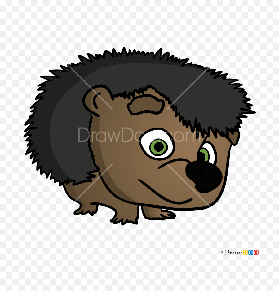 How To Draw Hedgehog Masha And The Bear - Ugly Emoji,Porcupine Emoji