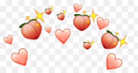 Peaches Feelingpeachy Peachy Sticker - Peach Color Emoji Crown,Peaches Emoji