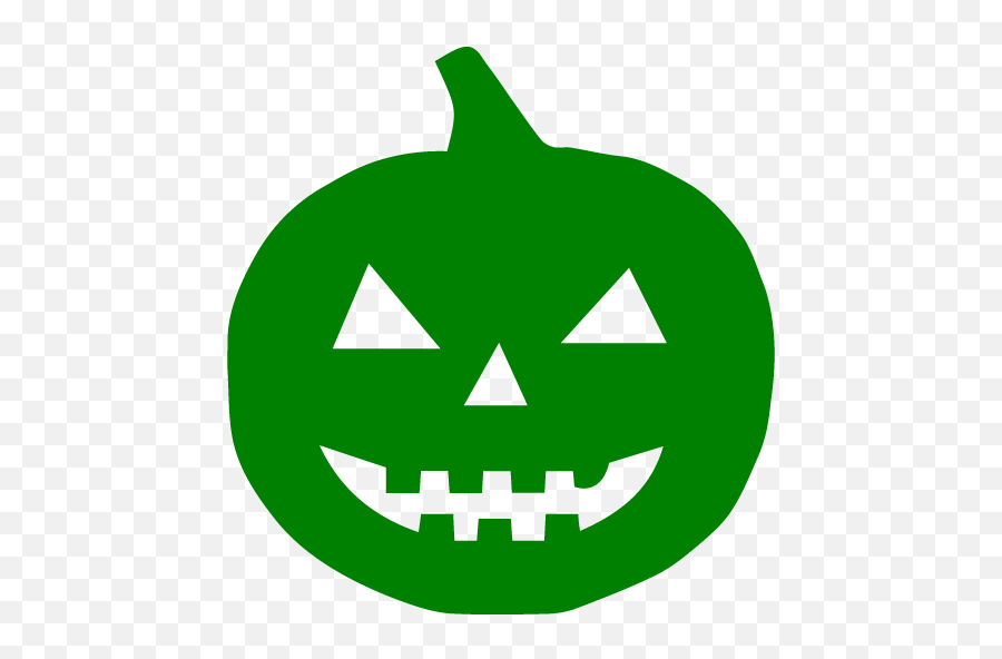 Green Halloween Pumpkin Icon - Halloween Red Pumpkin Emoji,Pumpkin Text Emoticons
