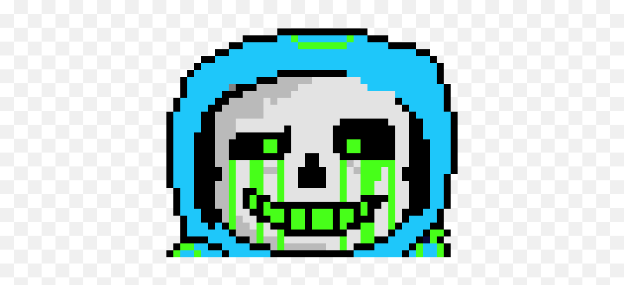 Pixel Art Gallery - Bad Time Sans Head Png Emoji,Pathetic Looking Emoticon