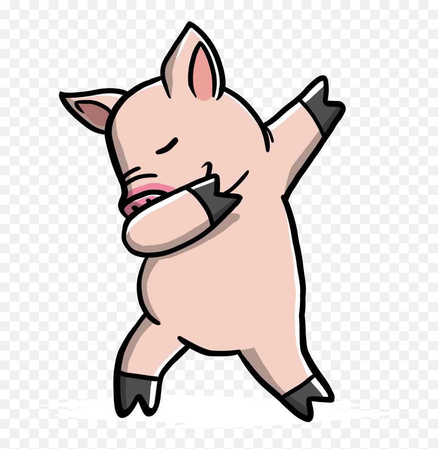 Pin On Para Emojis - Dabbing Pig,Cool Emojis Dab